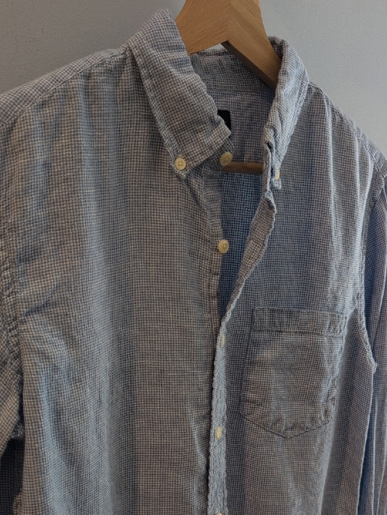 J. Crew Other - J. Crew Men's Small Linen-Cotton Long Sleeve Button Down Shirt Style #BW356